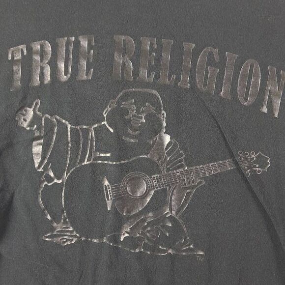 True Religion T Shirt Large Print XL - Picture 2 of 9